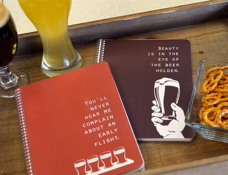 Photo 1 of Early Flight - Beer Pun Quotes Joke Notebook 6.6 x 9 Inches 100 Page Craft Brew Lover Unique Gift Dad Brother Boyfriend Domestic Imported Cerveza Saying
--- 2 pack 