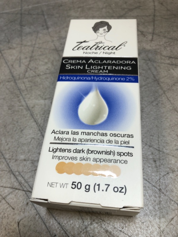 Photo 1 of Teatrical Pro-Aclarant Skin Lightening Night Cream - 1.7 Oz
EXP - 3 - 2022