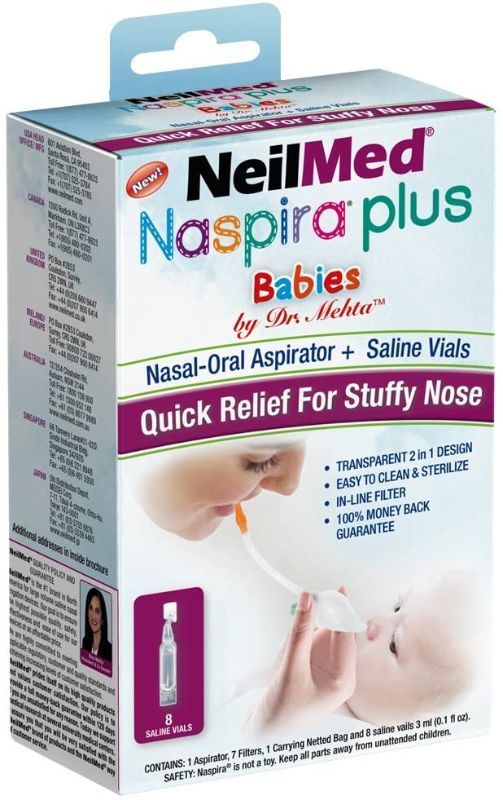 Photo 1 of NeilMed Naspira Plus Nasal Oral Aspirator, 1 Count
