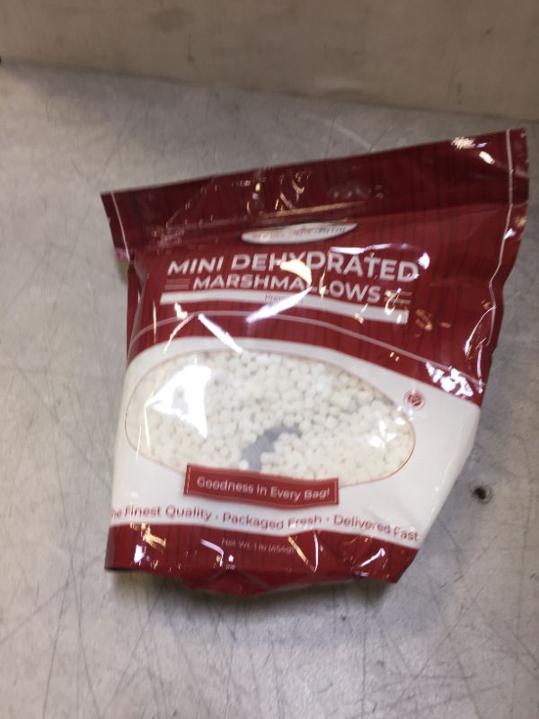 Photo 2 of  Hoosier Hill Farm Mini Dehydrated Marshmallows, 1 lb zippered bag BB- 12/17/21