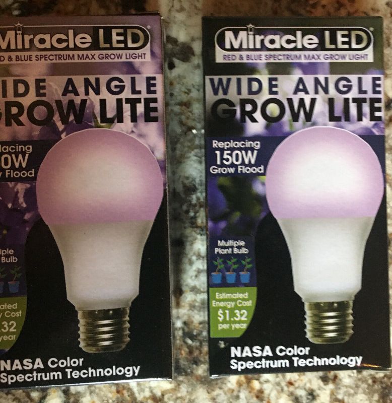 Photo 1 of 2- Miracle Grow Led Cool Touch 150 W Red & Blue Spectrum Mercury Free Grow Light
