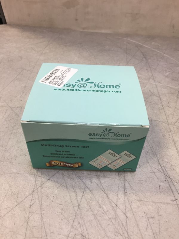 Photo 2 of Easy@Home 5 Panel Home Test Kit - Urine Dip Card Drug Testing - Tests for THC, COC, OPI2000, mAMP/MET, BZO #EDOAP-654-15 Pack - factory sealed 