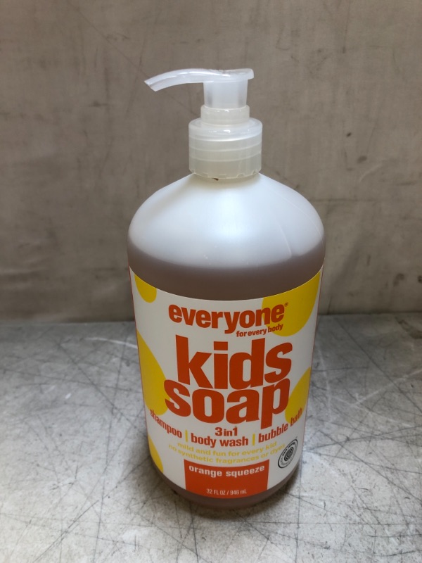 Photo 2 of EO Essential Oil Products Everyone Soap for Every Kid Orange Squeeze - 32 fl oz
