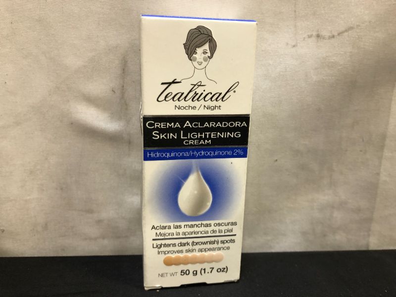 Photo 1 of Teatrical Pro-Aclarant Skin Lightening Night Cream - 1.7 oz
EXP---03-2022