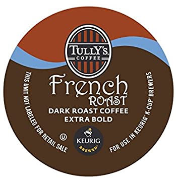 Photo 1 of  Tully's Coffee French Roast K-Cup Pods, Dark Roast, 24 Count for Keurig Brewers exp- may 15/2023