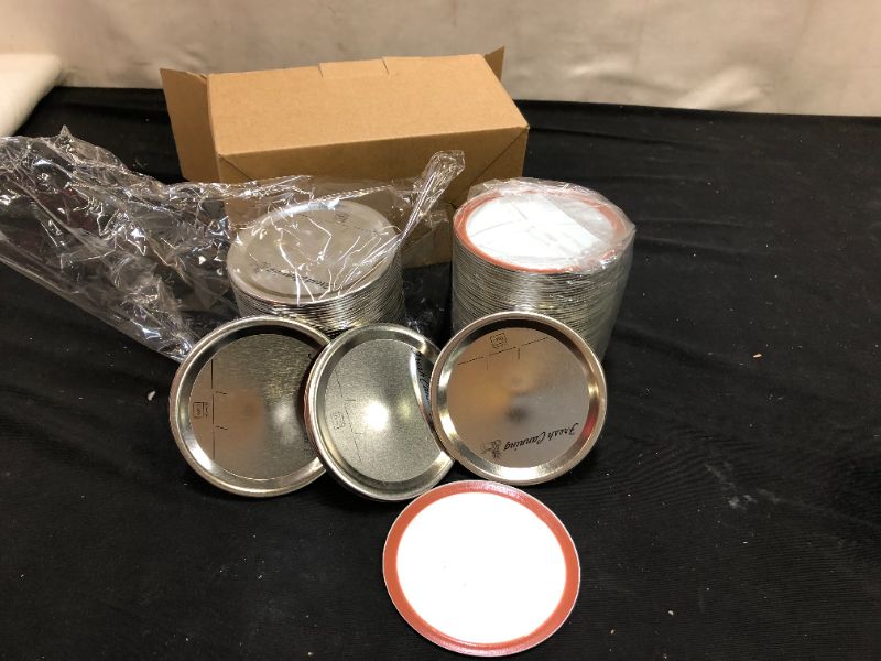 Photo 1 of 100 Count canning lids wide mouth 86mm 