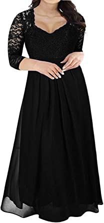 Photo 1 of Nemidor Women's Deep- V Neck Sleeveless Vintage Plus Size Bridesmaid Formal Maxi Dress size 18 plus 
