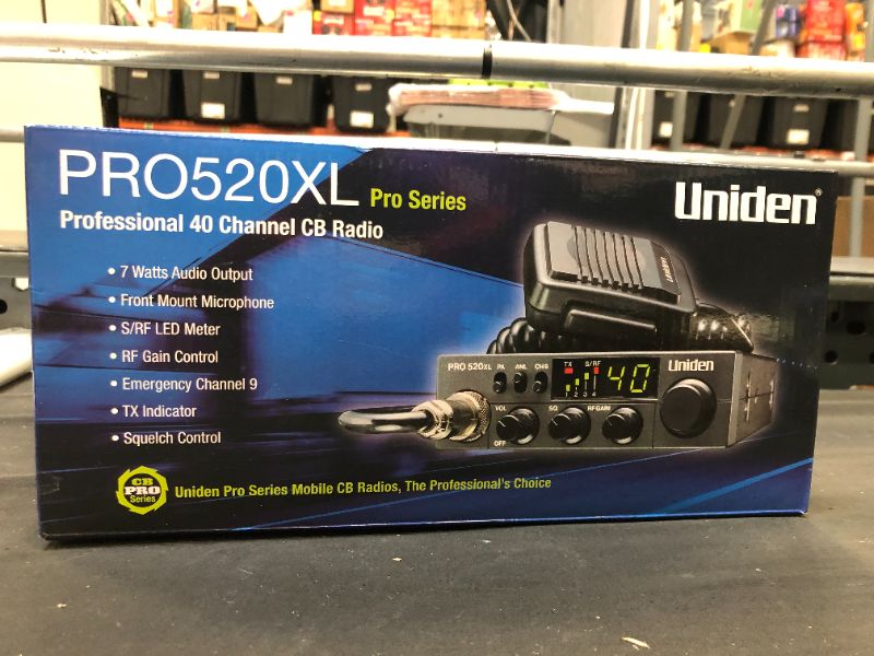 Photo 3 of Uniden PRO520XL CB Radio w/7W Audio Output PRO520XL