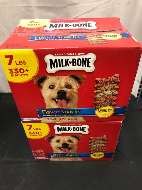 Photo 3 of 2 BOXES - EXP 4/14/22 - Milk-Bone Flavor Snacks Dog Treats Small/Medium Sized Dogs 7lbs