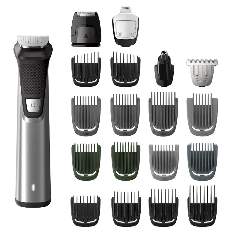 Photo 1 of Philips Norelco Multigroomer All-in-One Trimmer Series 7000, 23 Piece Mens Grooming Kit, Trimmer for Beard, Head, Body, and Face (MG7750/49)