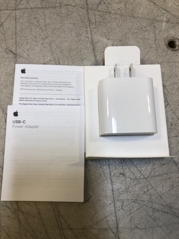 Photo 1 of Apple 20W USB-C Power Adapter