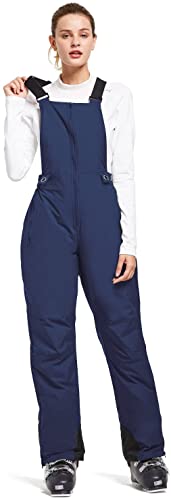 Photo 1 of -SIZE XL- BALEAF Women's Insulated Waterproof Ski Bib Overalls Snow Windproof Snowboarding Pant (navy)