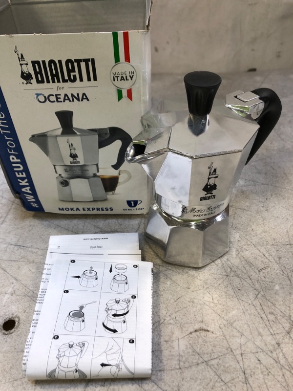 Photo 3 of Bialetti Moka Express Maker, 1 EA, silver, 6800