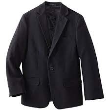 Photo 1 of Calvin Klein Boys 1-Piece Formal Suit Set, Includes Single Breasted Jacket   Black, 14 Husky
