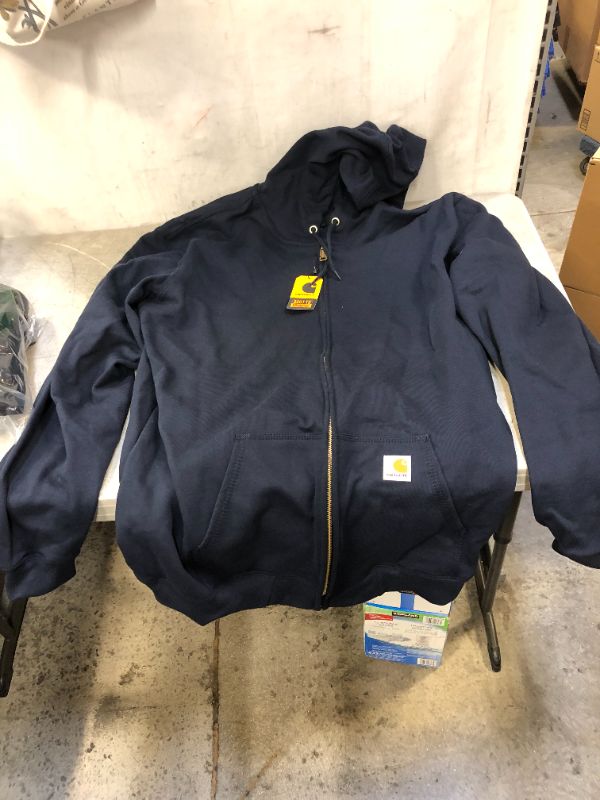 Photo 4 of Carhartt Men's Loose Fit Midweight Full-Zip Sweatshirt XL TALL