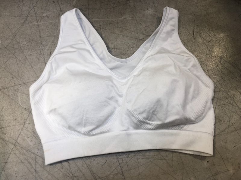 Photo 3 of Fruit of the Loom Women's Shirred Front Racerback Bra MEDIUM