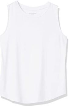 Photo 1 of Amazon Essentials Women's Relaxed-Fit Sleeveless Muscle Tank MEDIUM