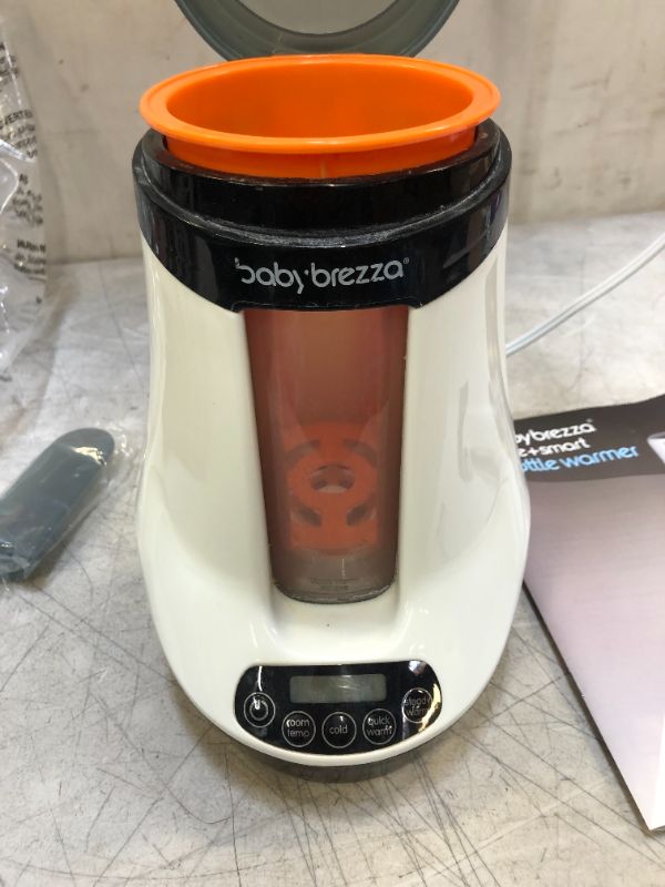 Photo 1 of TESTED - Baby Brezza Safe & Smart, Electric Baby Bottle Warmer and Baby Food Warmer – Universal Fit - Glass, Plastic, Small, Large, Newborn Feeding Bottles - Wireless Bluetooth Control - Digital Display
