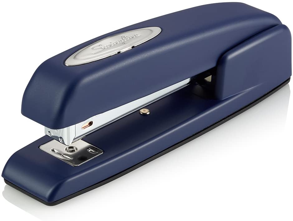 Photo 1 of Swingline Stapler, 747 Iconic Desktop Stapler, Royal Blue (74729)