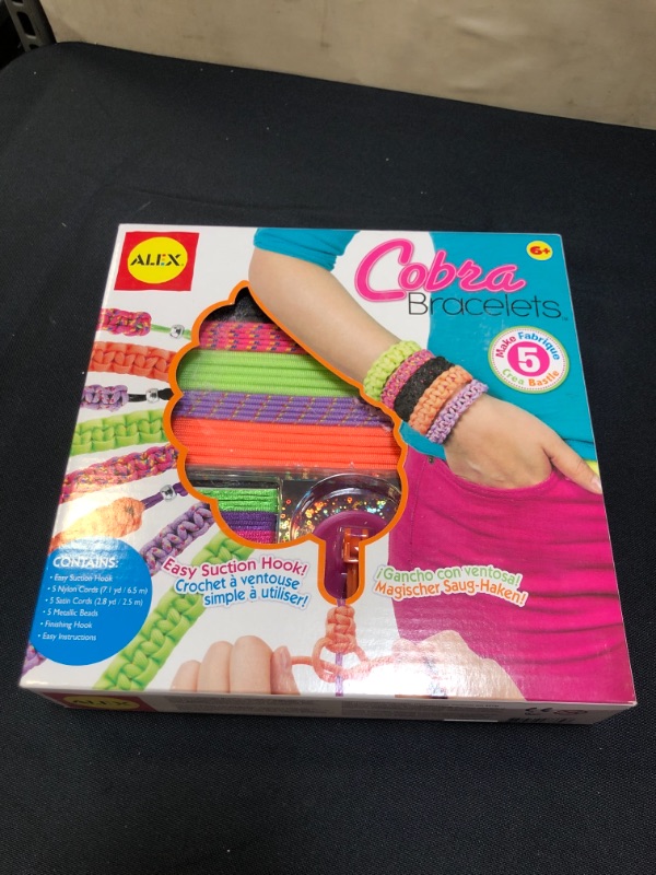 Photo 2 of Alex DIY Wear Cobra Bracelets Kids Art and Craft Activity
