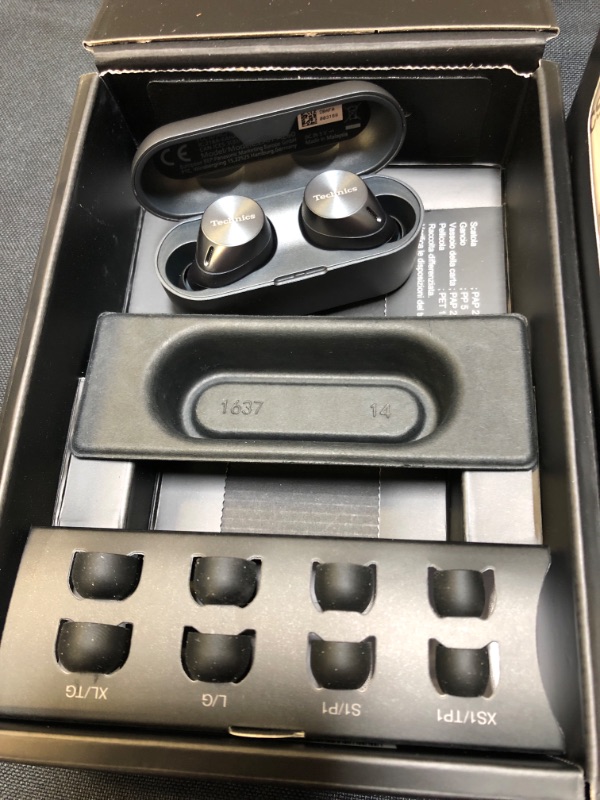 Photo 1 of Technics True Wireless Earbuds with Advanced Noise Cancelling, High-Fidelity Bluetooth Ear Buds with Multi-Point Connectivity, Impressive Call Quality Using JustMyVoice Technology- EAH-AZ60-K (Black)

