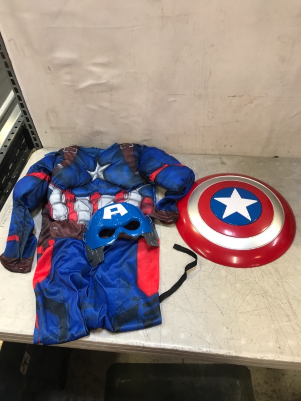 Photo 1 of KIDS LARGE CAPTAIN AMERICA COSTUME 