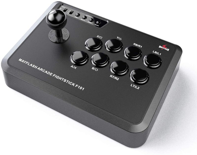 Photo 1 of MAYFLASH Arcade Stick F101 for Nintendo Switch/PC/PS3/Android/Neogeo Mini/SEGA MEGA Drive/Genesis
