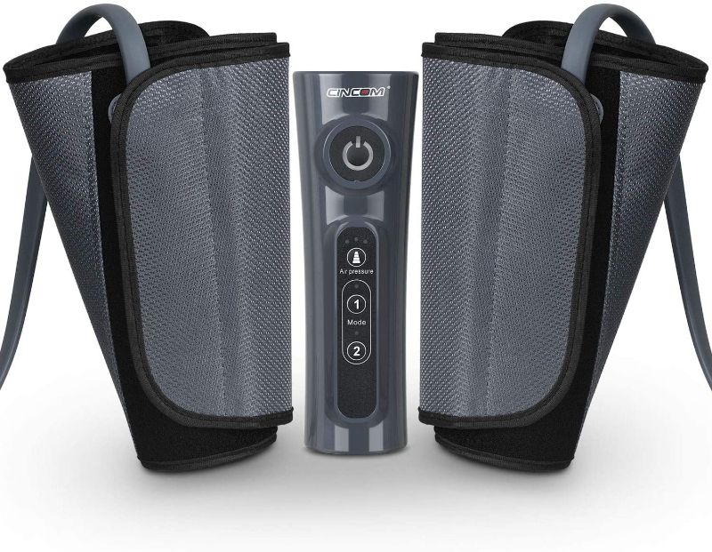 Photo 1 of CINCOM Leg Massager for Circulation Air Compression Calf Massager with 2 Modes 3 Intensities and Helpful for RLS and Edema Muscles Relaxation?FSA or HSA Approved?