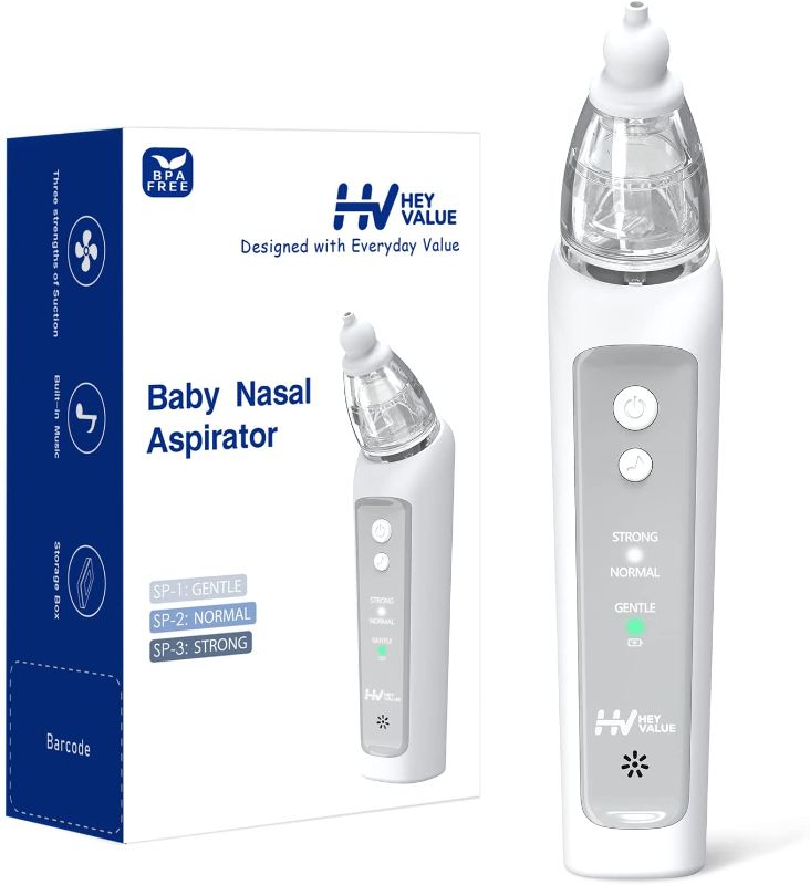 Photo 1 of Baby Nasal Aspirator | Nose Sucker for Baby | Baby Nose Cleaner | Electric Nasal Aspirator for Toddler, Rechargeable with Music Function Adjustable Volume