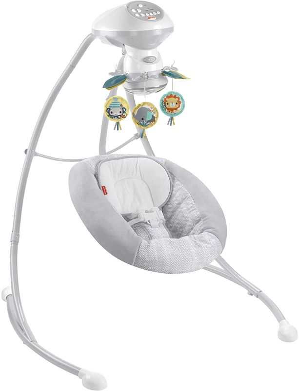 Photo 1 of Fisher-Price Hearthstone Swing, dual motion baby swing seat with music, sounds, and motorized mobile