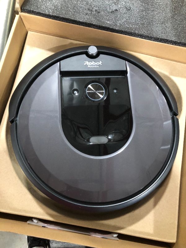 Photo 2 of iRobot Roomba i7+ (7550) Robot Vacuum with Clean Base™ Automatic Dirt Disposal Bags, 3-Pack, Compatible with all Clean Base™ models