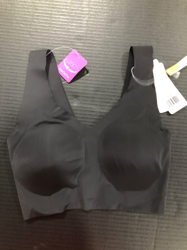 Photo 1 of Hanes Invisible Embrace® Comfort Flex Fit® Wirefree Bra Black M Women's
