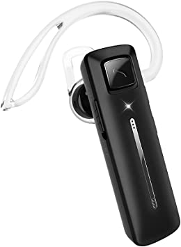 Photo 1 of Marnana Bluetooth Headset with Voice Command Control, Bluetooth Earpiece w/Noise Cancelling Mic & 13 Hrs Playtime, V5.0 Wireless Headset Hands-Free Call for iPhone Samsung Android Cell Phone - Black
