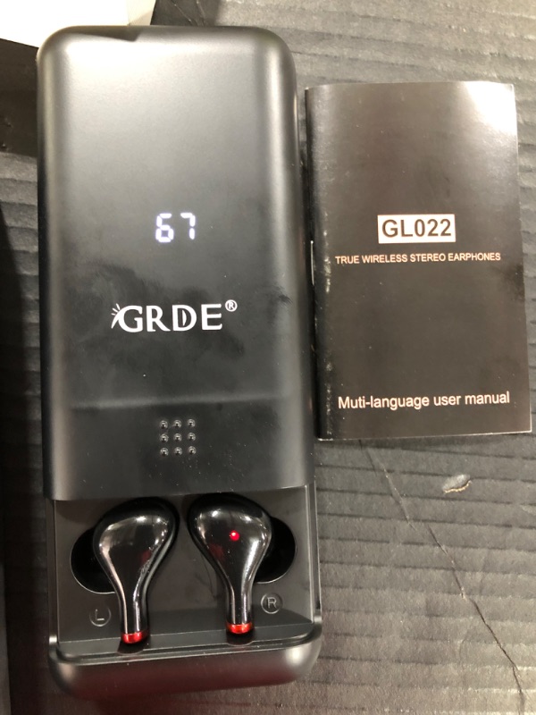Photo 3 of GRDE GL022 True Wireless Stereo Earphones (Black)
