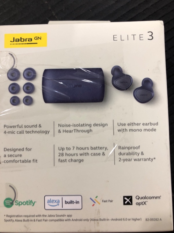 Photo 4 of Jabra Elite 3 True Wireless Earbuds Noise Cancelling Navy
