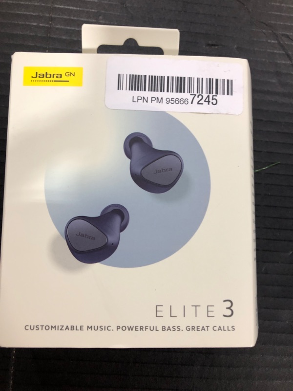 Photo 2 of Jabra Elite 3 True Wireless Earbuds Noise Cancelling Navy
