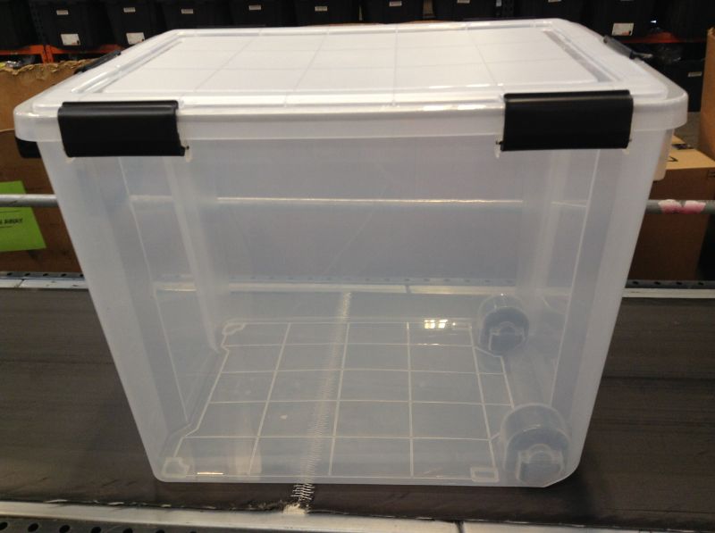 Photo 1 of 15"x 18" Clear Storage Bins
 