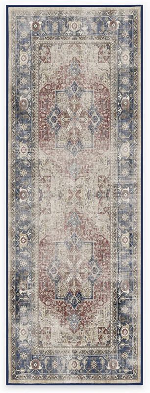 Photo 1 of 80" x 30" Ruggable – Kamran Ivory Opal – Machine Washable Runner Rug – Pet & Child Friendly – Stain & Water Resistant – Non-Slip –
