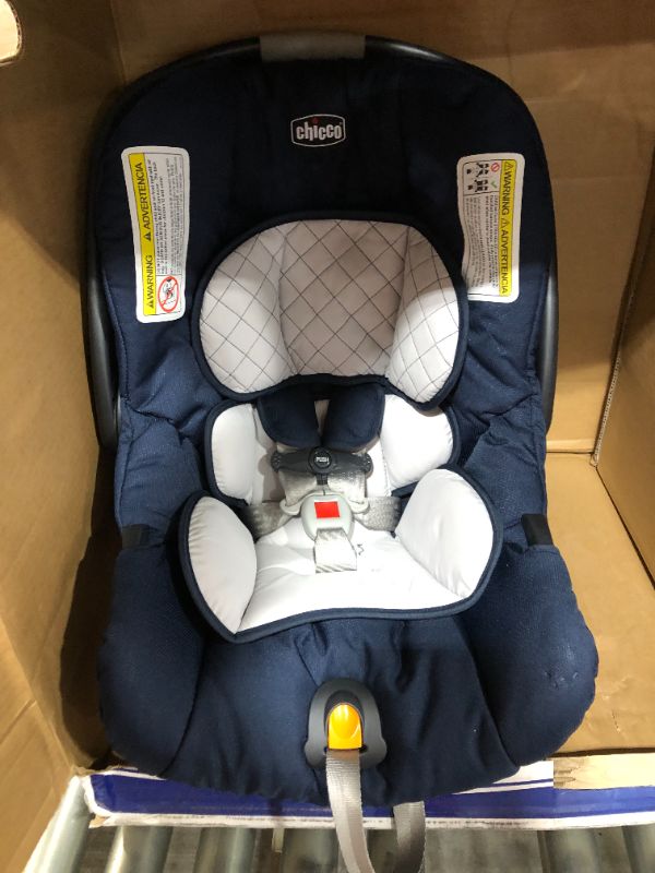 Photo 2 of Chicco Viaro Quick-Fold Travel System, Includes Infant Car Seat and Base, Stroller and Car Seat Combo, Baby Travel Gear, Blue