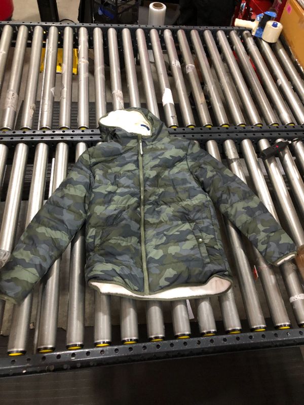 Photo 1 of Boys' Reversibe Camo Puffer Jacket - Cat & Jack™

SZ- LARGE