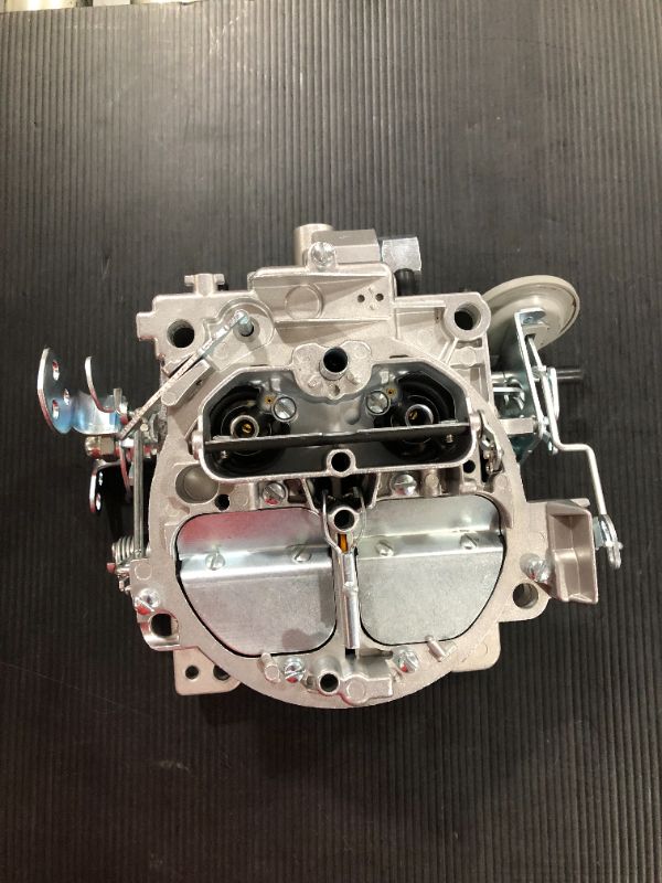 Photo 1 of 4 Barrels Carburetor Carb ,For Edelbrock 1901R Rochester Quadrajet 4MV Chevy 1966-1973 - Summit Jegs Divorced Choke 1901-GG 4-BBL, Replace for Corvettes 1975-1979 750 CFM Vacuum Secondary Durable