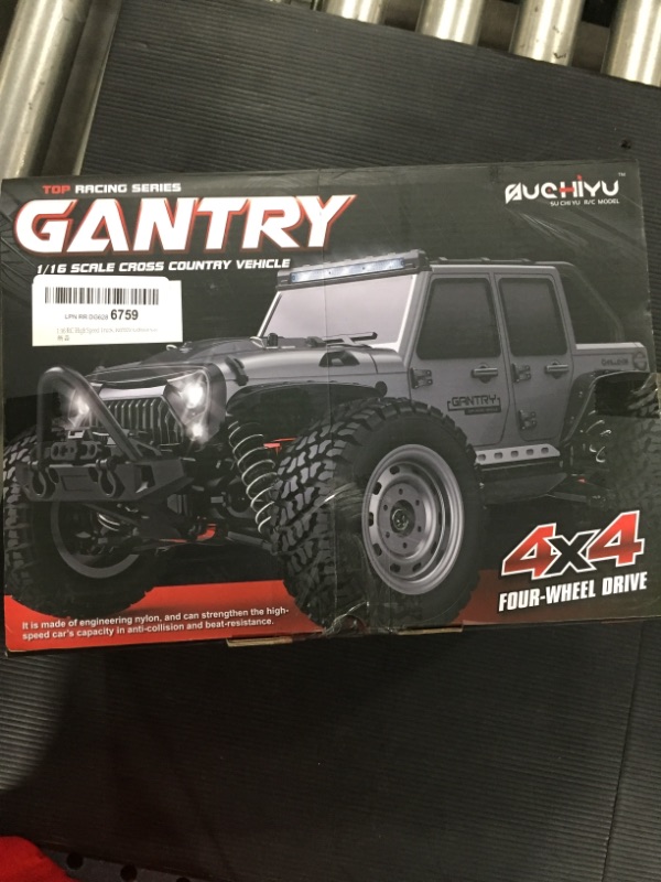 Photo 4 of 1:16 Scale Big RC Car, RC Cars 4WD Off Road Hobby Trucks 40+ KM/H High Speed Remote Control Car with Two 1500mAh Batteries, 2.4GHz All Terrain Toy Vehicle Crawler STOCK PHOTO FOR REFERENCE 
