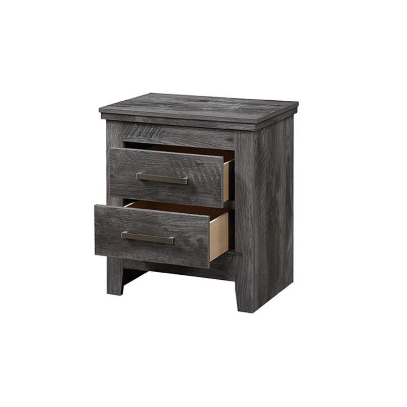 Photo 1 of ACME Vidalia Nightstand, Bedroom Furniture Rustic Gray Oak 27323 a50
