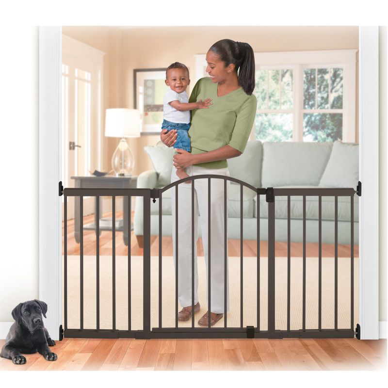 Photo 1 of Summer Infant Stylish and Secure 36 in. Extra Tall Metal Expansion Gate
