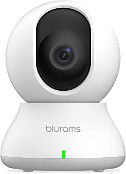 Photo 1 of Security Camera 2K, blurams Baby Monitor Dog Camera 360-degree for Home Security w/ Smart Motion Tracking, Phone App, IR Night Vision, Siren, Works with Alexa & Google Assistant & IFTTT, 2-Way Audio
