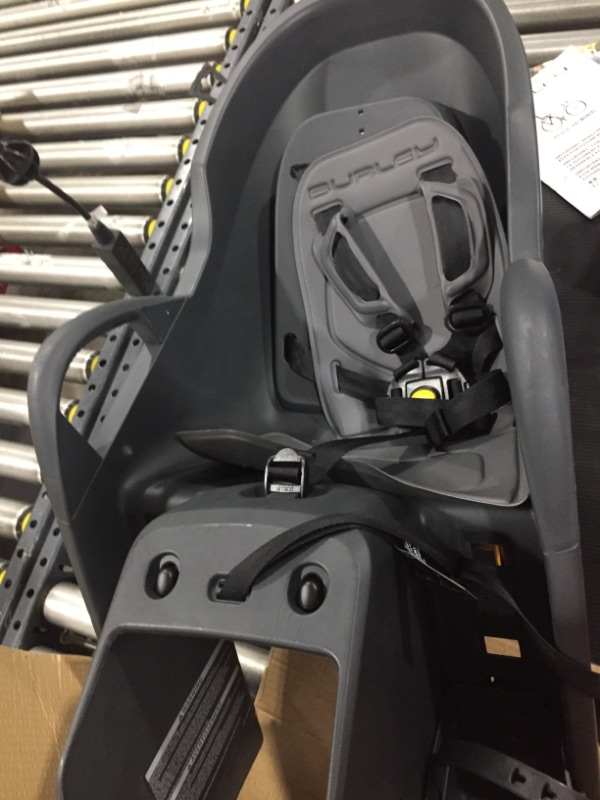 Photo 3 of Burley Dash Rack Mount Child Bike Seat in Black/grey
