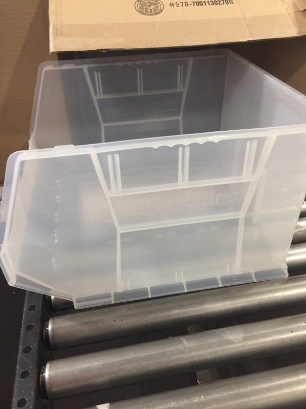 Photo 1 of AkroBins Plastic Storage Bins 3 Pack