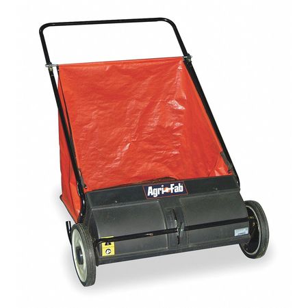 Photo 1 of Agri-Fab 26" Push Lawn Sweeper, 52-1/2"L X 31"W X 33"H, Black
