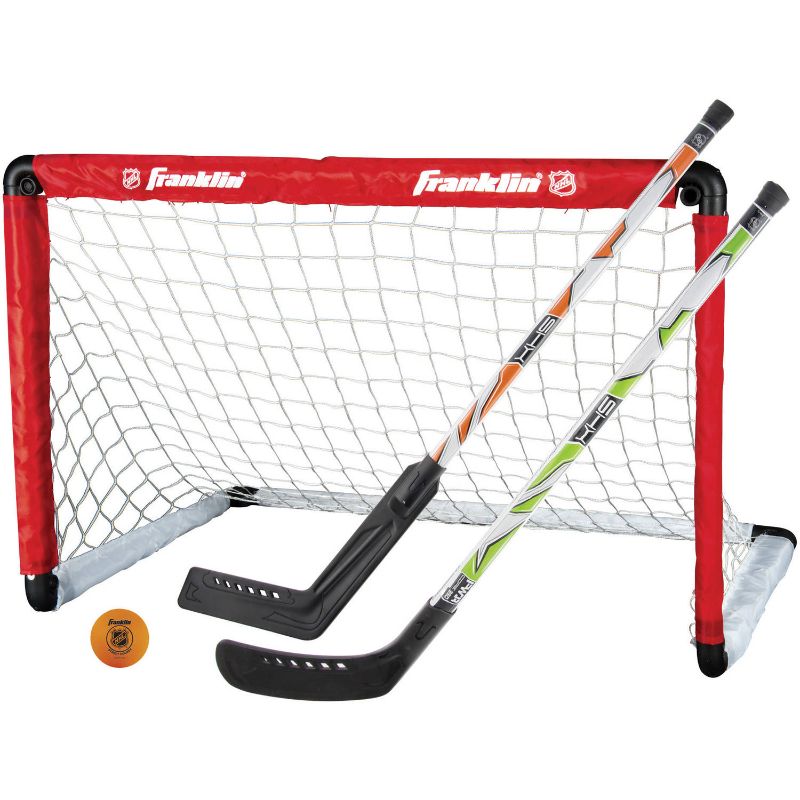 Photo 1 of Franklin NHL Street Hockey Goal & Sticks Set - Youth, Multicolor
