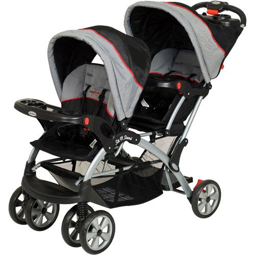 Photo 1 of Baby Trend Sit N' Stand Double Stroller in Millennium Grey
